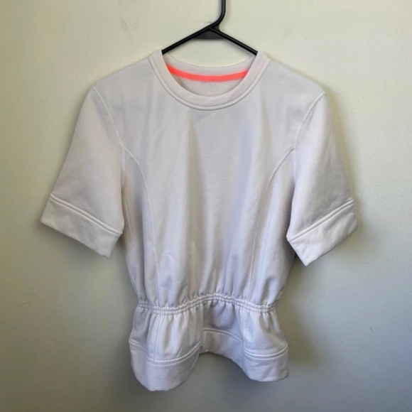 Lululemon Peplum Pullover Neutral Blush - Picture 4 of 8